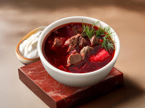 Кубанский борщ с говядиной